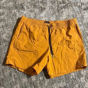 Bonobos mens XXL Bright Orange  Swim Shorts- 7 in inseam - like new